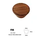 40mm Black Walnut Knobs
